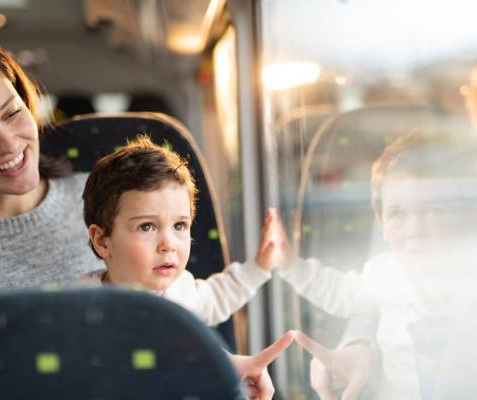 Безпечна подорож на автобусі з дітьми